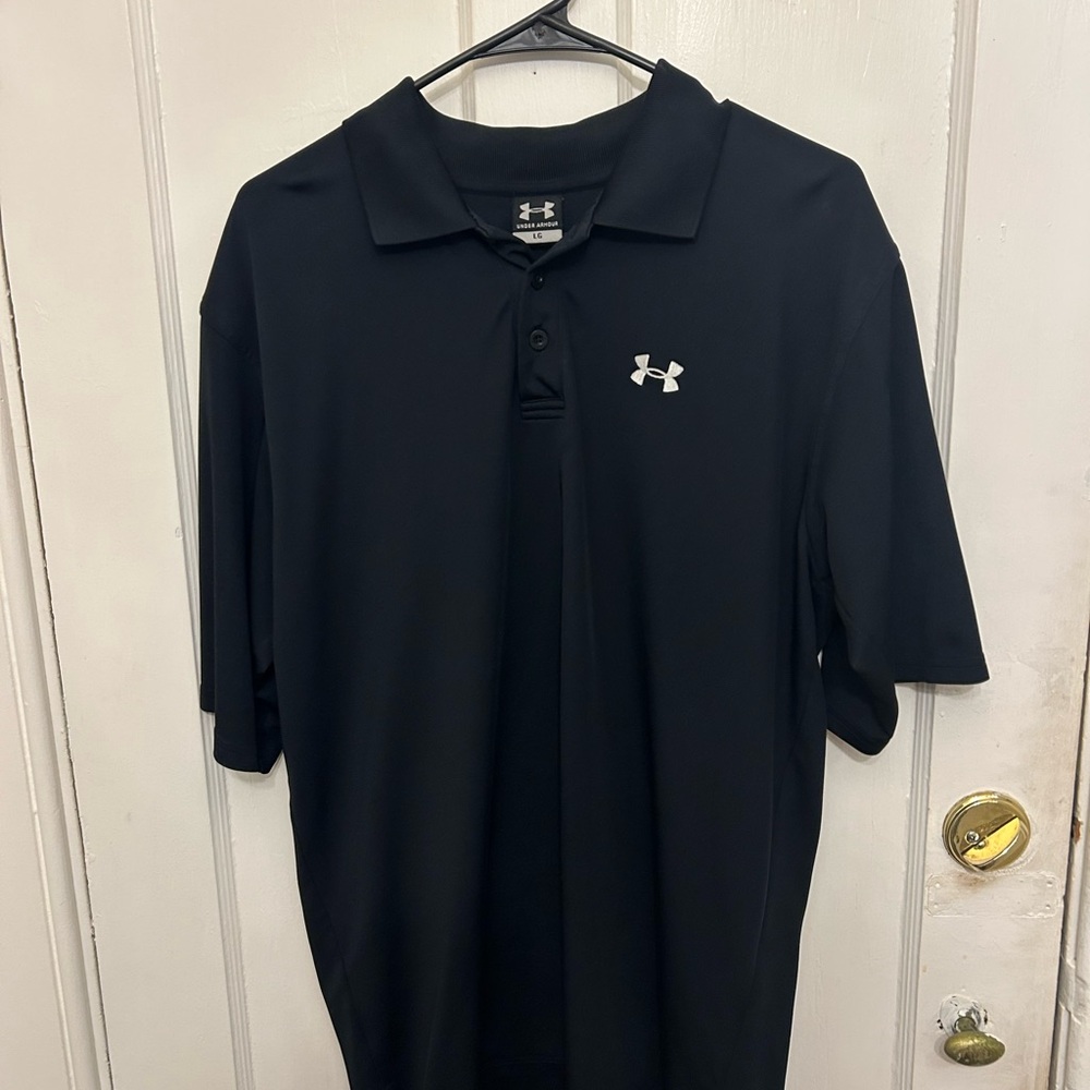 Under Armour Men's Polo in Classic Black